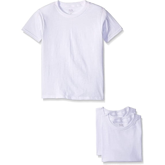 Fruit of the Loom Boys' Crew Neck Undershirt Tees