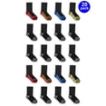 thumbnail image 1 of Fruit of the Loom Boys Cushioned Crew Socks, 20 Pack, 1 of 4