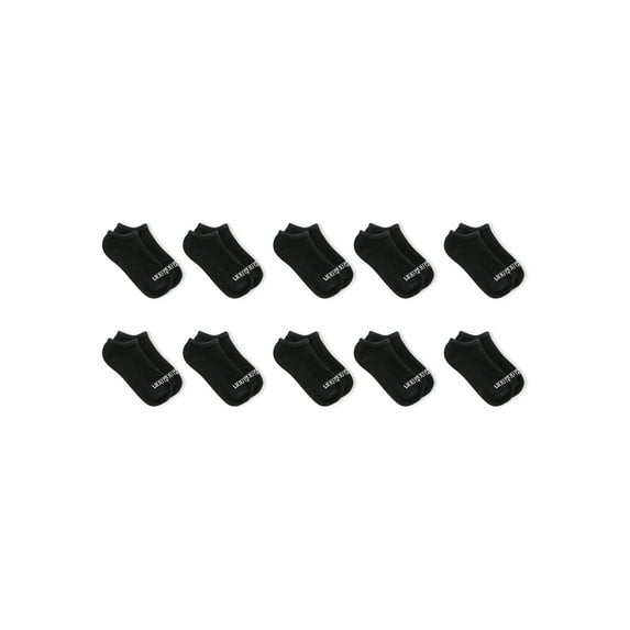 Fruit of the Loom Boys Dual Defense Cushion Comfort No Show Socks, 10 Pack