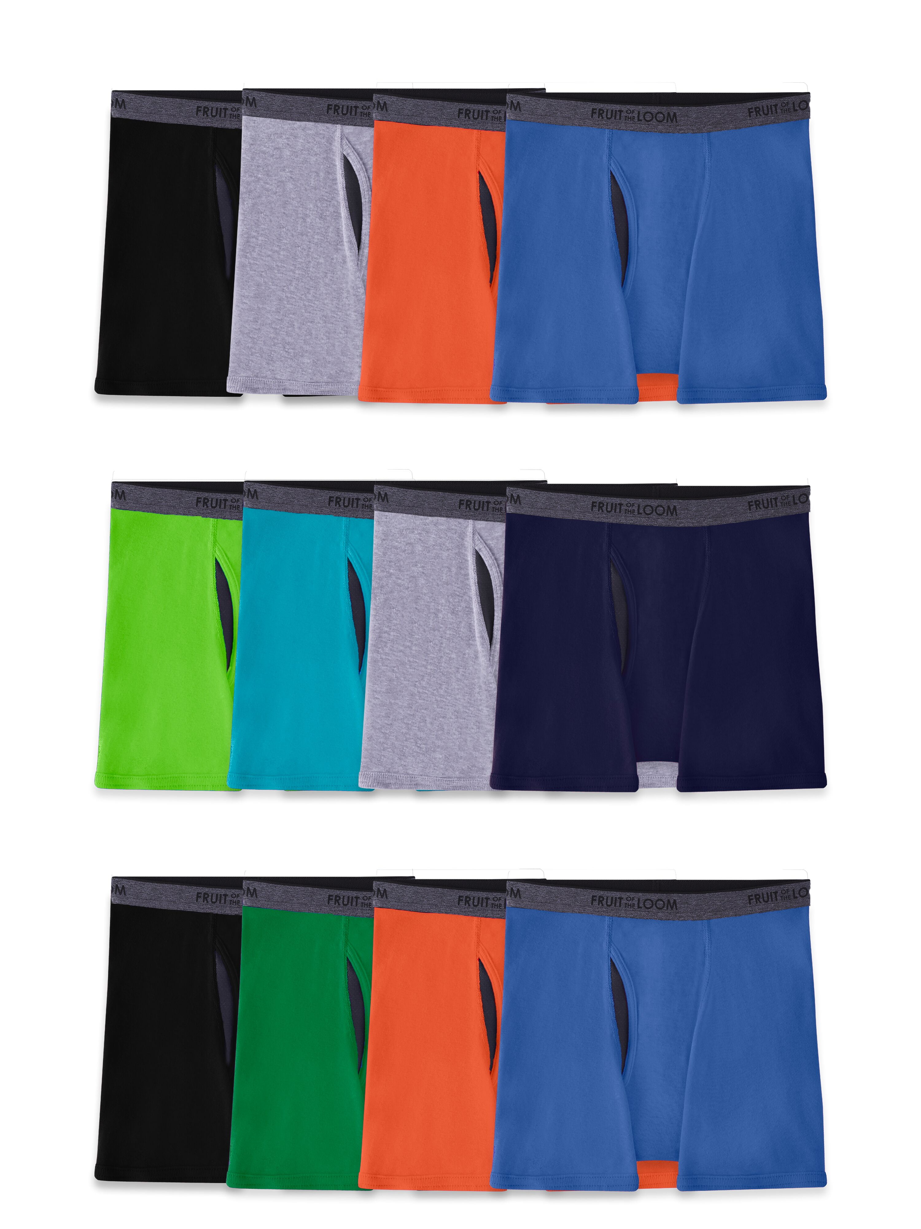 Fruit of the Loom Boys Eversoft CoolZone Boxer Briefs, 10+2 Bonus