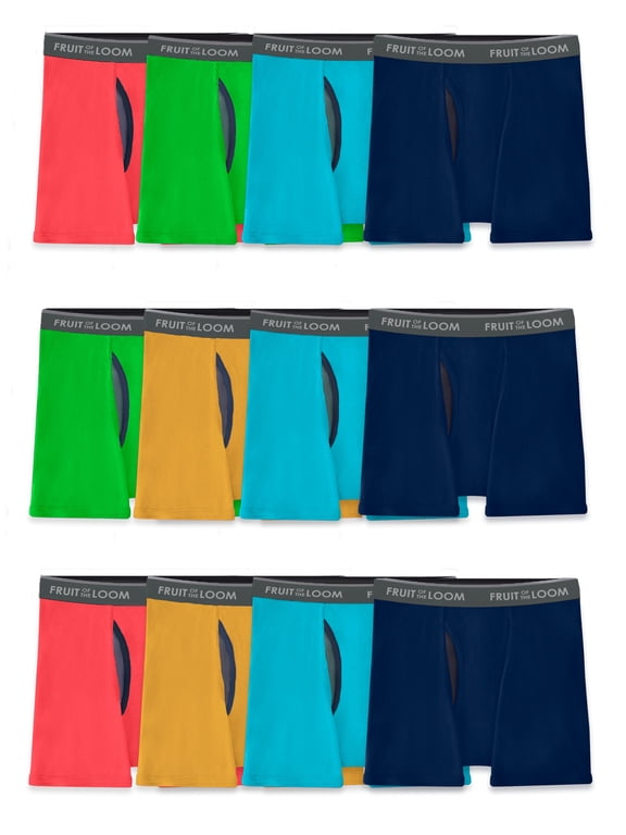 Boys Eversoft CoolZone Boxer Briefs, 10+2 Bonus Pack, Sizes S-XL