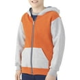 thumbnail image 1 of Fruit of the Loom Boys Fleece Full Zip Hoodie Sweatshirt, Sizes XS - 2XL, 1 of 5