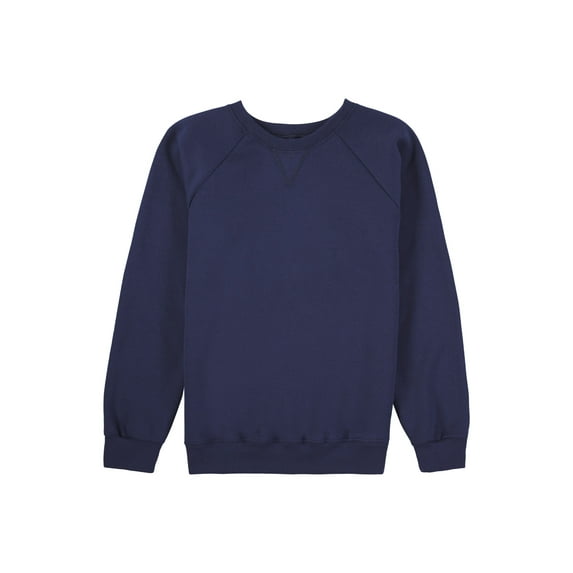 Fruit of the Loom Boys Fleece Raglan Crew Neck Sweatshirt
