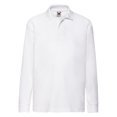 thumbnail image 1 of Fruit of the Loom Boys/Girls 65/35 Plain Long-Sleeved Polo Shirt, 1 of 4