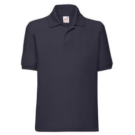 Fruit of the loom black polo shirt best sale