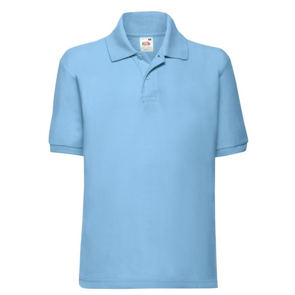 Fruit of the Loom Boys/Girls 65/35 Plain Pique Polo Shirt