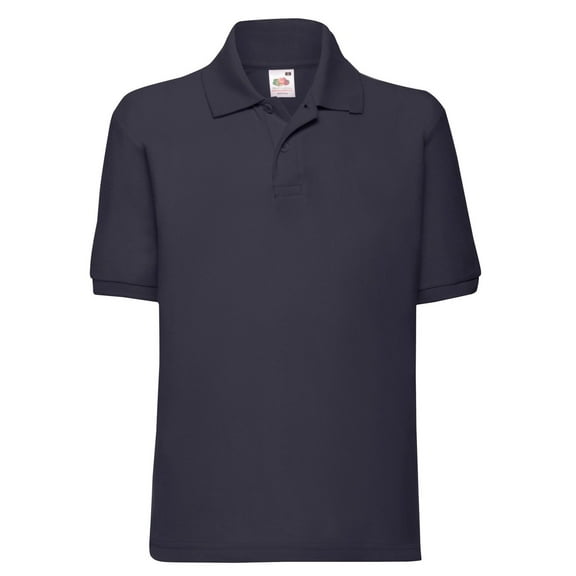 Fruit of the Loom Boys/Girls 65/35 Plain Pique Polo Shirt