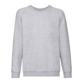 thumbnail image 1 of Fruit of the Loom Boys/Girls Classic Heather Raglan Sweatshirt, 1 of 4
