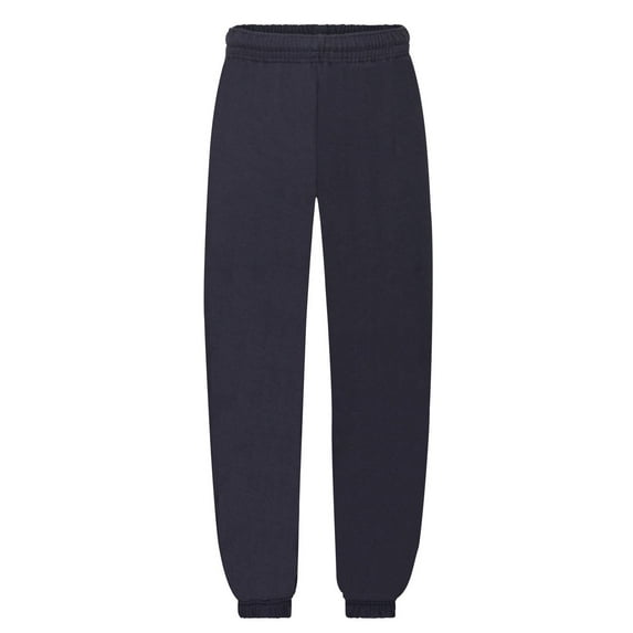 Fruit of the Loom Boys/Girls Classic Plain Elasticated Cuff Sweatpants