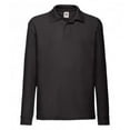 thumbnail image 1 of Fruit of the Loom Boys/Girls Long Sleeve Pique Polo Shirt, 1 of 4