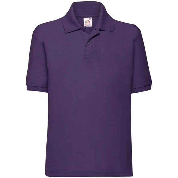 Fruit of the Loom Boys/Girls Poly/Cotton Pique Polo Shirt