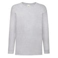 thumbnail image 1 of Fruit of the Loom Boys/Girls Value Heather Long-Sleeved T-Shirt, 1 of 4