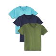 thumbnail image 1 of Fruit of the Loom Boys Short Sleeve V-Neck T-Shirts, 3 Pack, 1 of 5