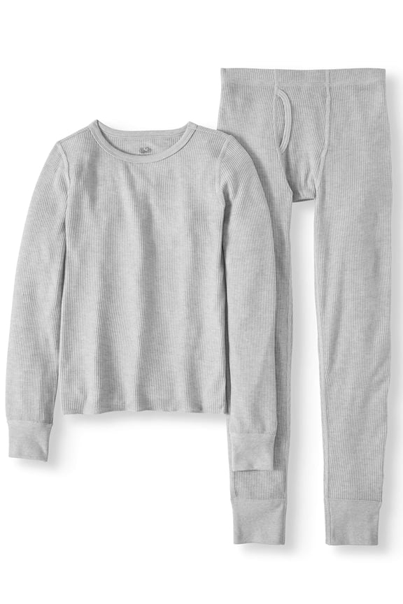 Boys Soft Waffle Thermal Underwear Set (Little Boy & Big Boy)