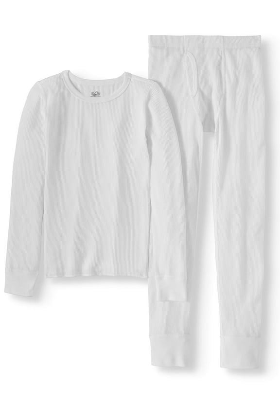 Boys Soft Waffle Thermal Underwear Set (Little Boy & Big Boy)