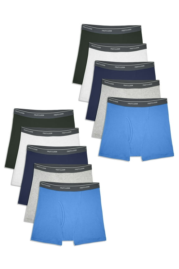 Boys Underwear, 10 Pack Assorted Boxer Brief Underwear, Sizes S-XL