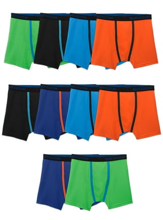 Athletic Works Boys Underwear, Performance Boxer Briefs, 8-Pack, Sizes S-XL