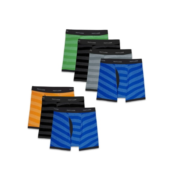 Fruit of the Loom Boys Underwear, 7 Pack CoolZone Boxer Briefs (Little Boys & Big Boys)