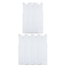 Fruit of the Loom Boys' White Tank Top Undershirts, 7 Pack