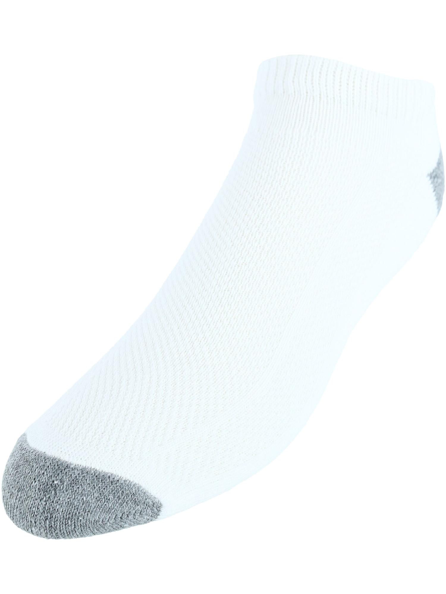 Fruit of the Loom Men's Breathable No Show Socks, Cushioned Sole, 6 ...