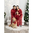 thumbnail image 1 of Fruit of the Loom Christmas Holiday Family Matching Fleece Pajama Sleep Sets, Sizes XS-3XL, 1 of 10