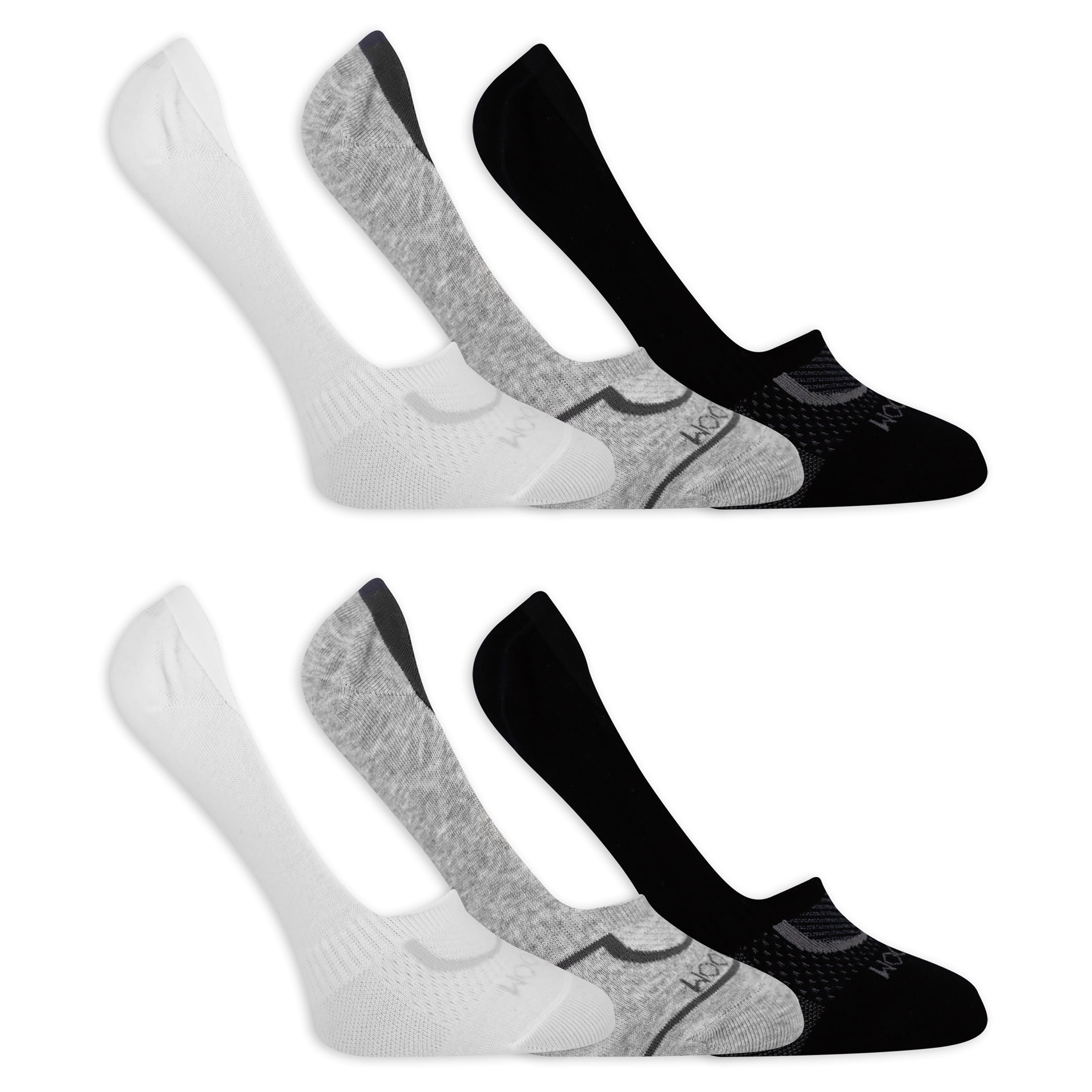 Fruit of the Loom Cool Zone No-Show Liner Socks for Women