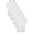 thumbnail image 1 of Fruit of the Loom Boys' White Crew Undershirts, 5 Pack, Sizes XS-XL, 1 of 3