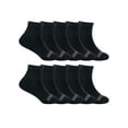 thumbnail image 1 of Fruit of the Loom Dual Defense Ankle Socks for Boys, Black, Sizes 4.5-8.5 (10-Pack), 1 of 5