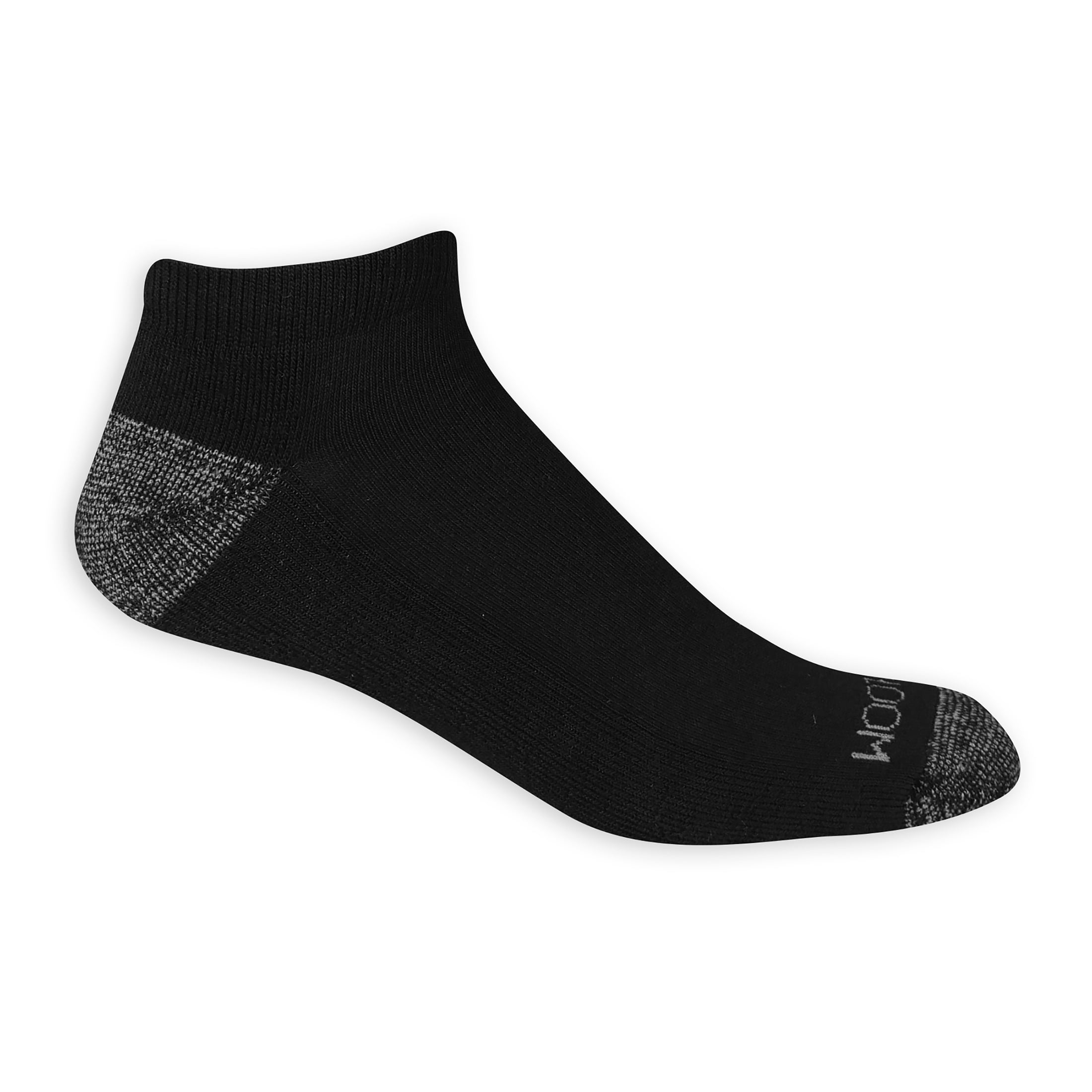 Fruit of the Loom Dual Defense Low-Cut Socks for Men, Black, Sizes 6-12 ...