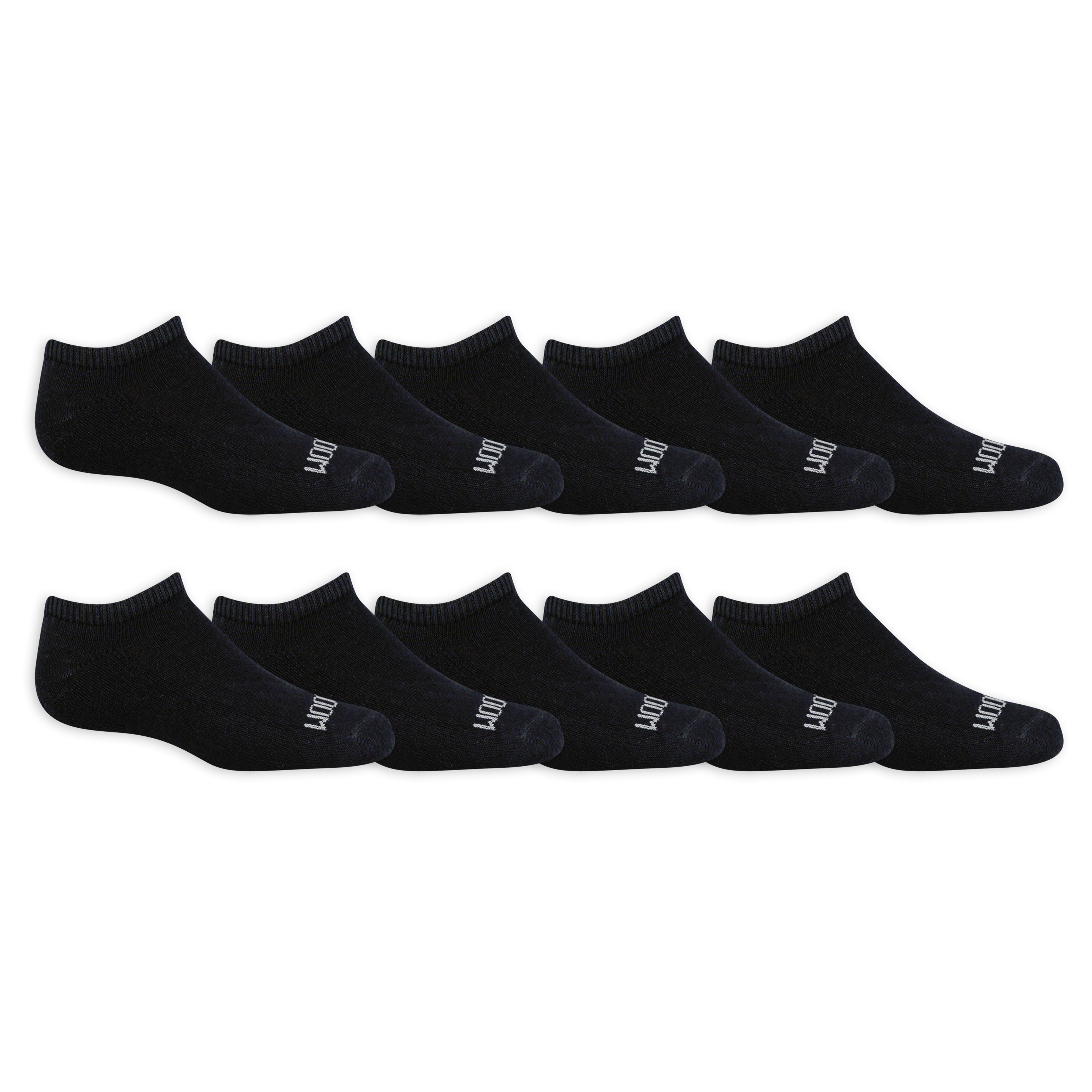 Fruit Of The Loom Men's Dual Defense No Show Socks – 12 Pair Pack – Odor Protection & Moisture Wicking