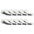 thumbnail image 1 of Fruit of the Loom Dual Defense No-Show Socks for Boys, White, Sizes 3-9 (10-Pack), 1 of 5