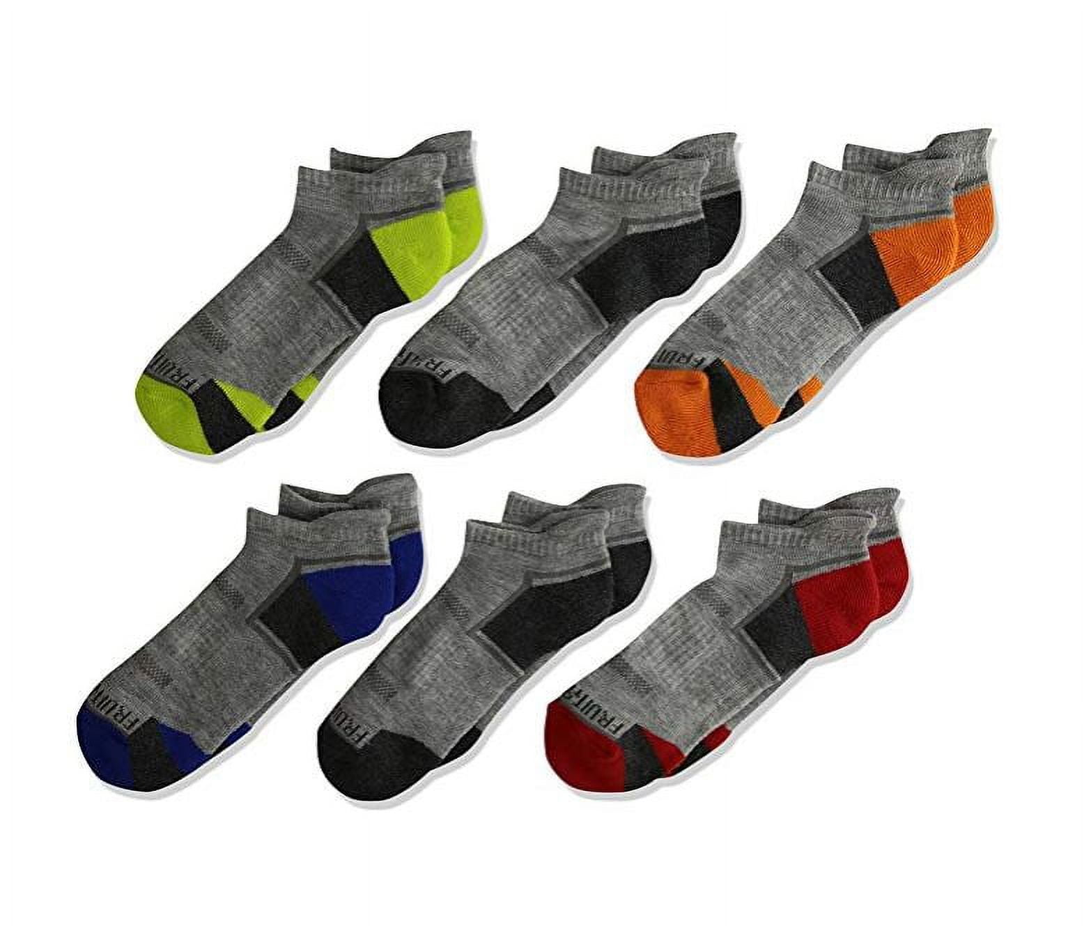 Fruit of the Loom Everyday Active Cushioned Low Cut Tab Socks with Arch ...