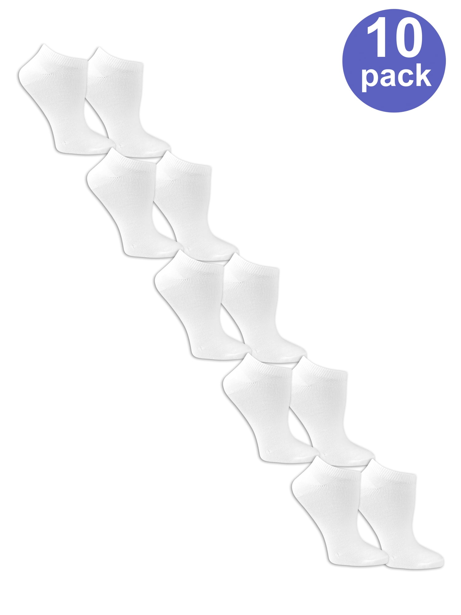 Fruit of the Loom Everyday Soft Women's Socks, 10 Pack - Walmart.com