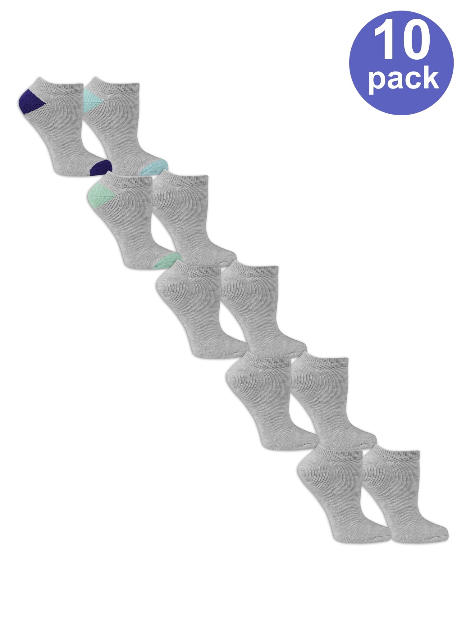 Fruit of the Loom Everyday Soft Women's Socks, 10 Pack - Walmart.com