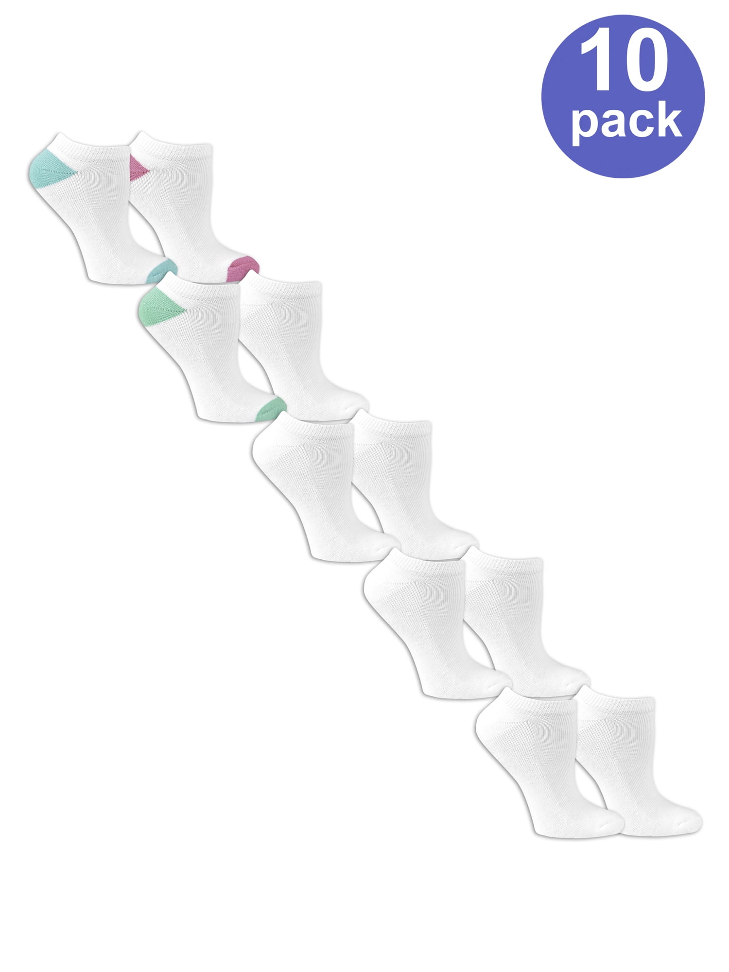 Fruit of the Loom Everyday Soft Women's Socks, 10 Pack - Walmart.com