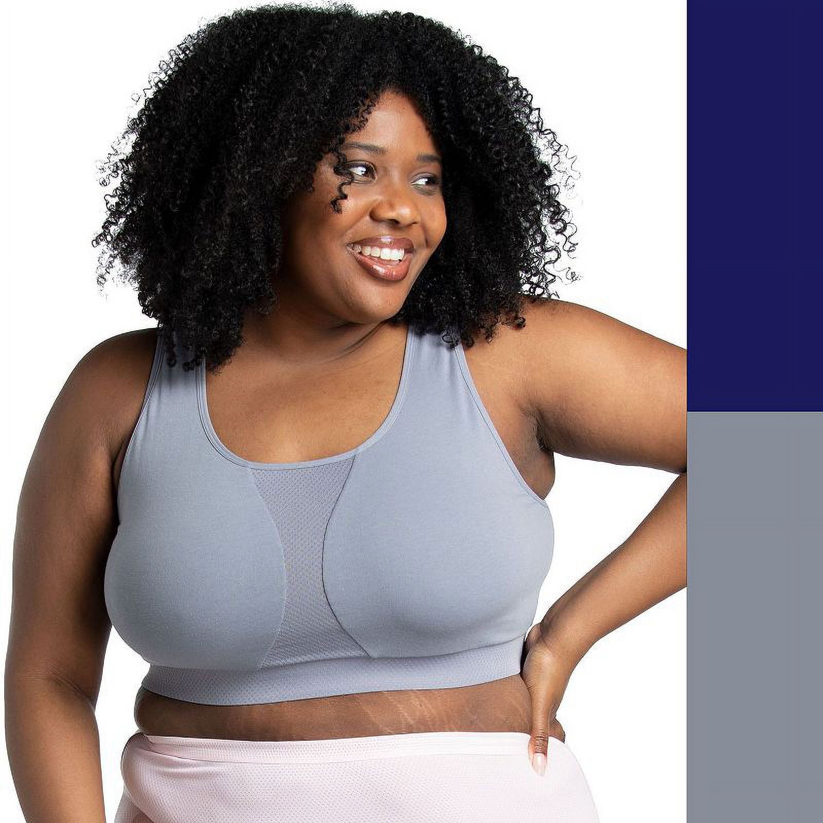 Fruit of the Loom® Fit for Me Cotton Stretch Comfort Bra Plus Size 3X 2