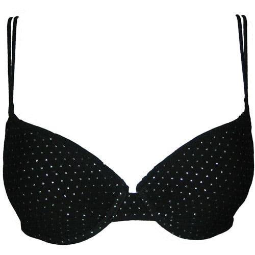Fruit of the Loom - Fresh Glitter Dot Padded Push-Up Underwire Bra