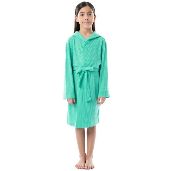 Fruit of the Loom Boy's and Girl's Classic Core Sleep Waffle Robe, Sizes 4/5 -14/16