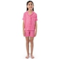 thumbnail image 1 of Fruit of the Loom Energize Girl's Lose Fit Short Sleeve Top & Short Pajama Sleep Set, Sizes 4/5-14/16, 1 of 12