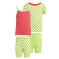 thumbnail image 1 of Fruit of the Loom Girl's Energize Snug Fit Pajama Sleep Sets, 4-Piece, Sizes 4-12, 1 of 30