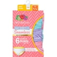 thumbnail image 1 of Fruit of the Loom Girl's Seamless Classic Briefs Assorted (6 Pack), 1 of 5