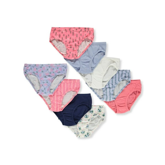 Fruit of the Loom Girls 4-14 Hipster Underwear, 9 Pack