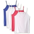 thumbnail image 1 of Fruit of the Loom Girls' 5pk Assorted Cami 10-Pack Assorted, X-Large, 1 of 2