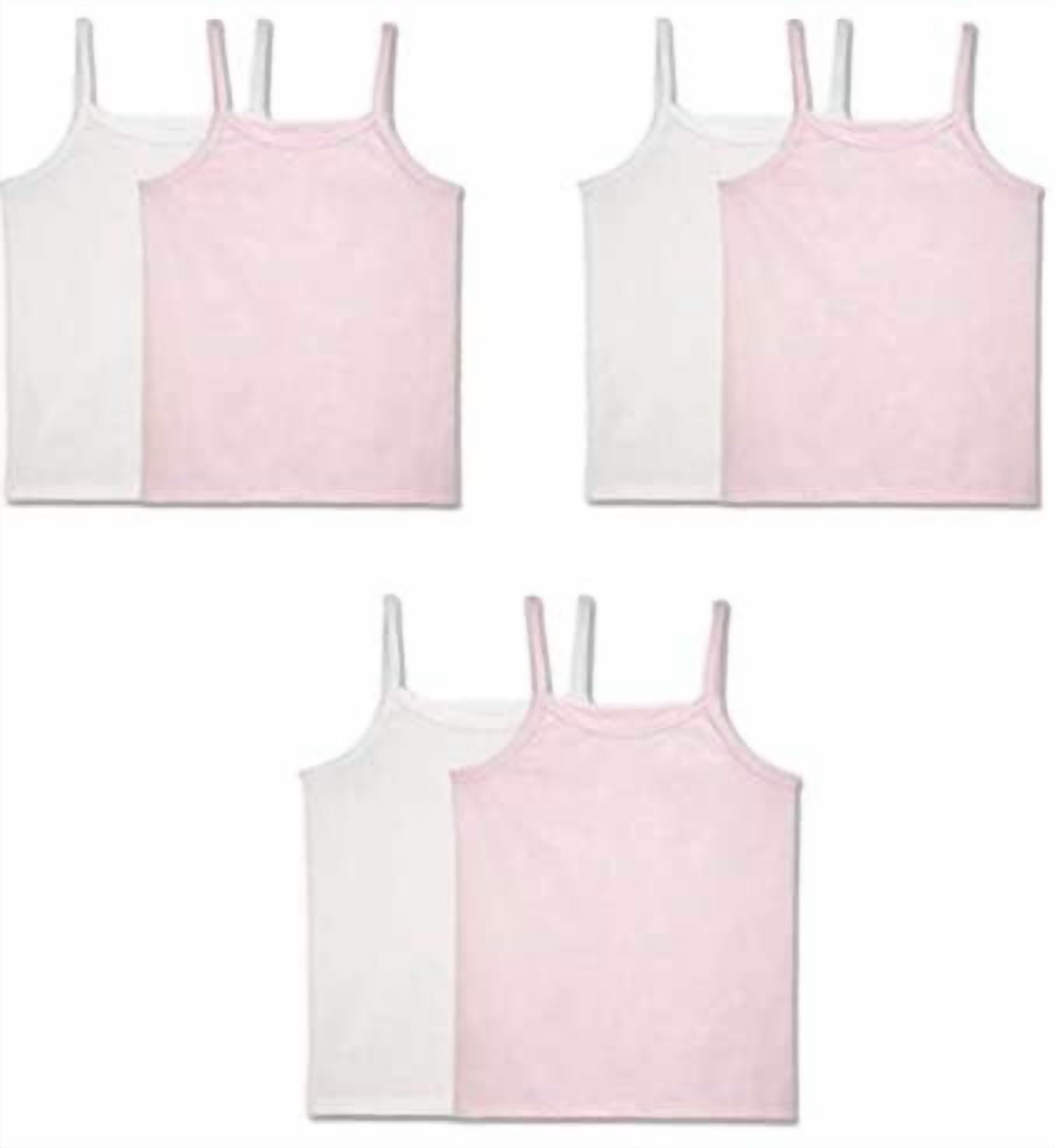 Lot De 5 Camisoles Fruit Of The Loom – Fille, Petite Taille (small), Neuves