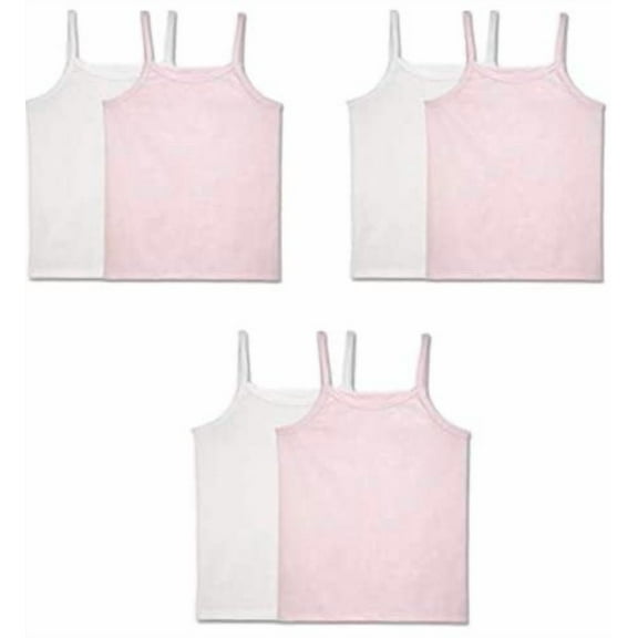 Fruit of the Loom Girls' 5pk Assorted Cami Assorted - 6PK, X-Large