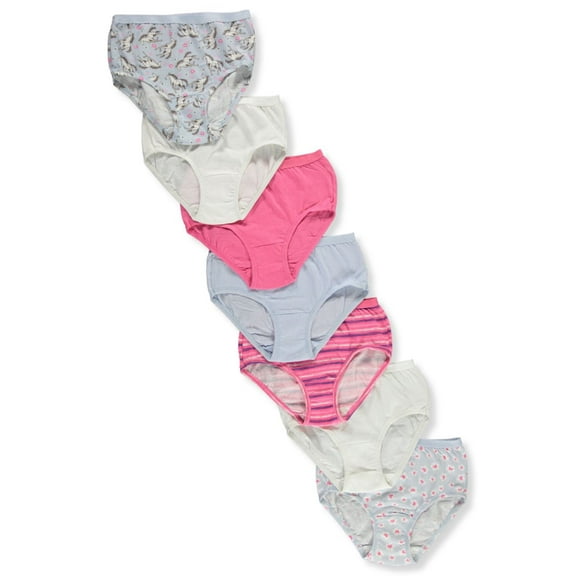 Fruit of the Loom Girls' 7-Pack Briefs Panties (Big Girls)