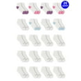thumbnail image 1 of Fruit of the Loom Girls Ankle Socks 20 Pack, 1 of 4