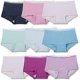 thumbnail image 1 of Fruit of the Loom Girls' Assorted Boyshort Underwear (Assorted Color - 9 Pack, 6), 1 of 3