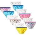 thumbnail image 1 of Fruit of the Loom Girls Assorted Cotton Bikinis 12 Pack, 1 of 1