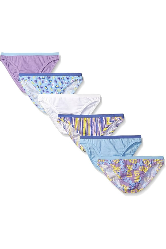 Girls Assorted Cotton Bikinis Multi Pack